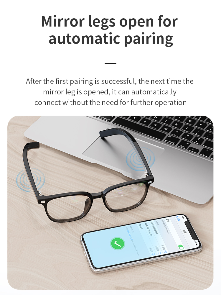 Smart Bluetooth Glasses GL2024-01 Details page 03