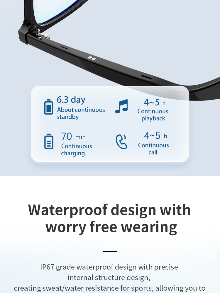 Smart Bluetooth Glasses GL2024-01 Details page 15